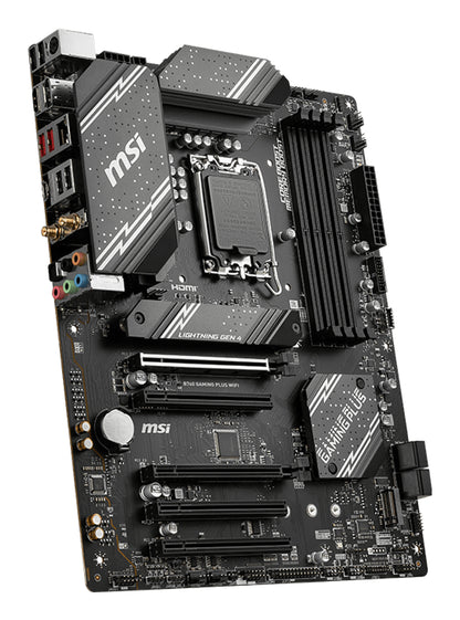 Placa-mãe MSI B760 de jogos Plus Wifi / 7D98-007R preto - imagem 7