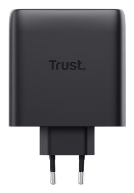 carregador de Pared GaN Trust Maxo 100W/ 2xUSB Tipo-C/Inclui cabo USB Tipo-C/ 100W