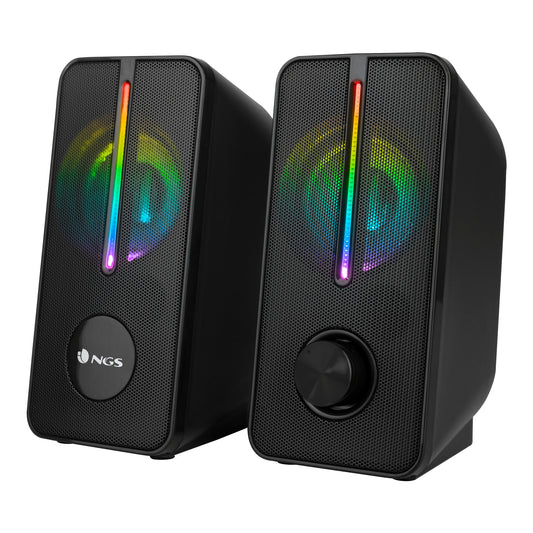 Coluna NGS Colunas de jogos RGB 12W USB GSX-150