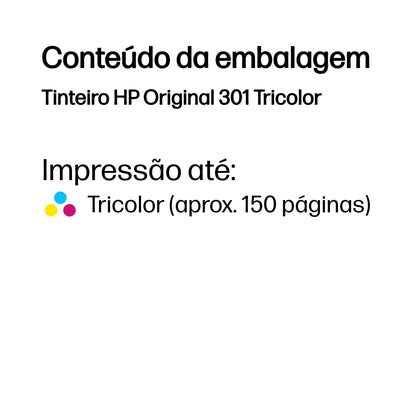 HP Ink 301 / CH562EE C,M,e Standard - imagem 4