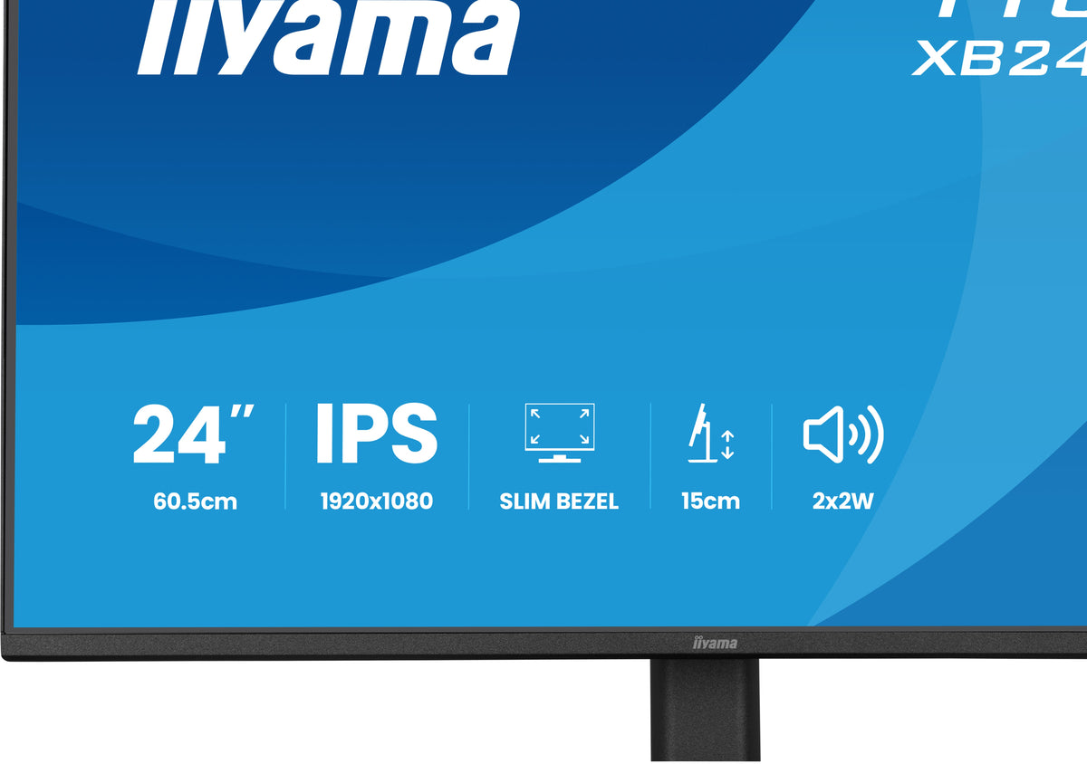 Monitor iiyama ProLite XB2491HS / XB2491HS-B1 preto - imagem 12