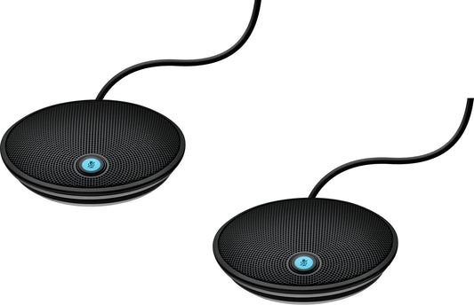 Microfone Logitech Group Expansion / 989-000171 preto Doppelpack