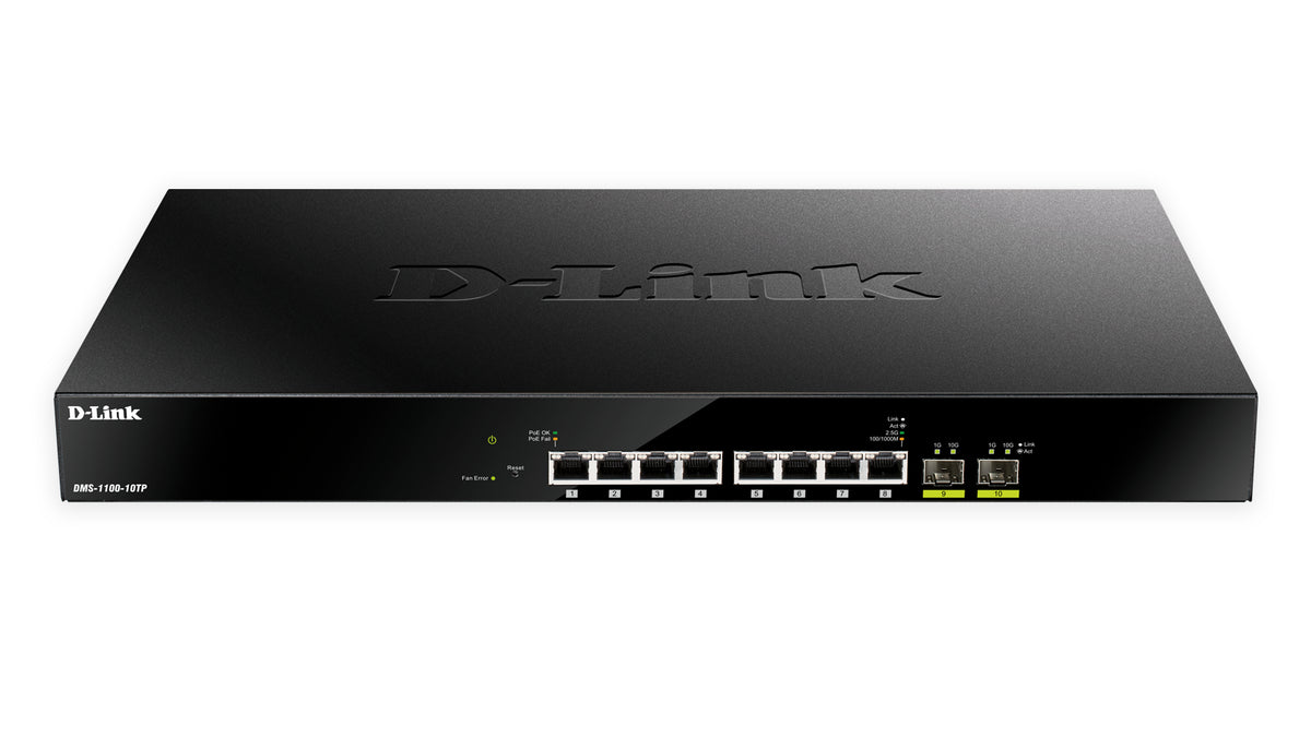 Switch de Rede D-Link DMS-1100-10TP 8x2.5GbE PoE 2xSFP+ - imagem 5