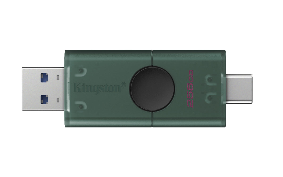 Pen USB Kingston DataTraveler 256GB USB 3.2 Gen1 DuoG2 - imagem 6