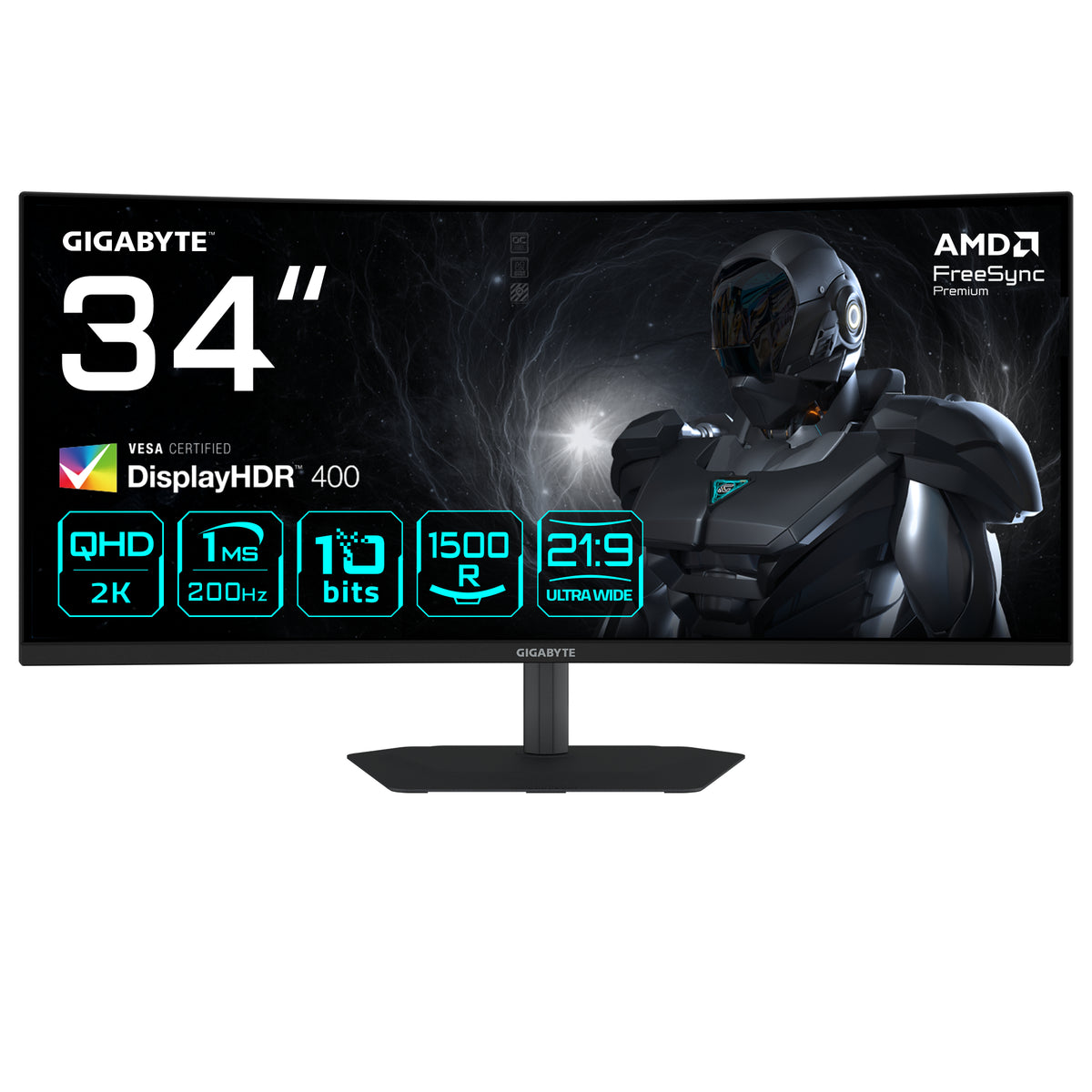 Monitor Gigabyte curvo G34WQC2 - 34"