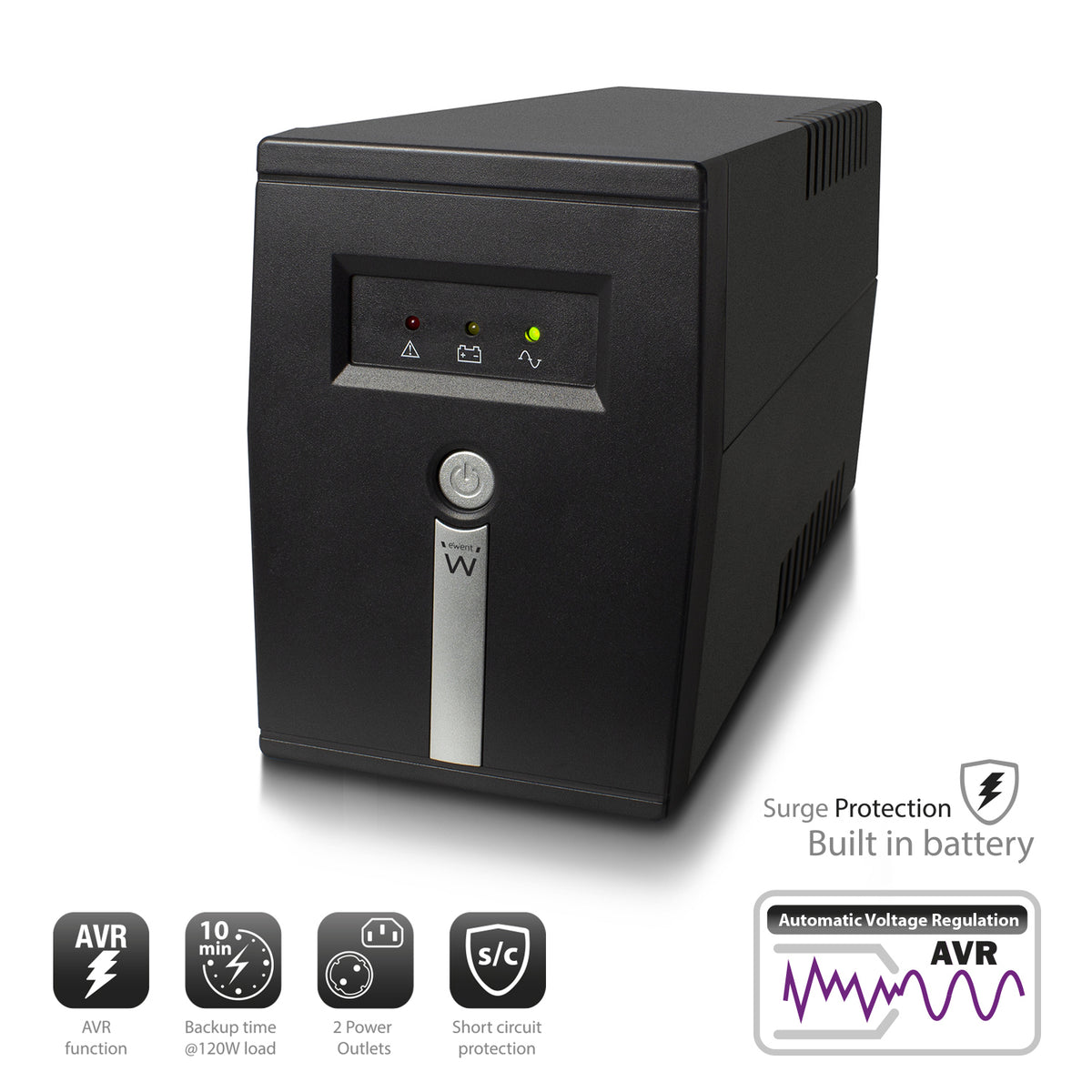 UPS EWENT SAI EW3946 600VA Line Interactive - imagem 6