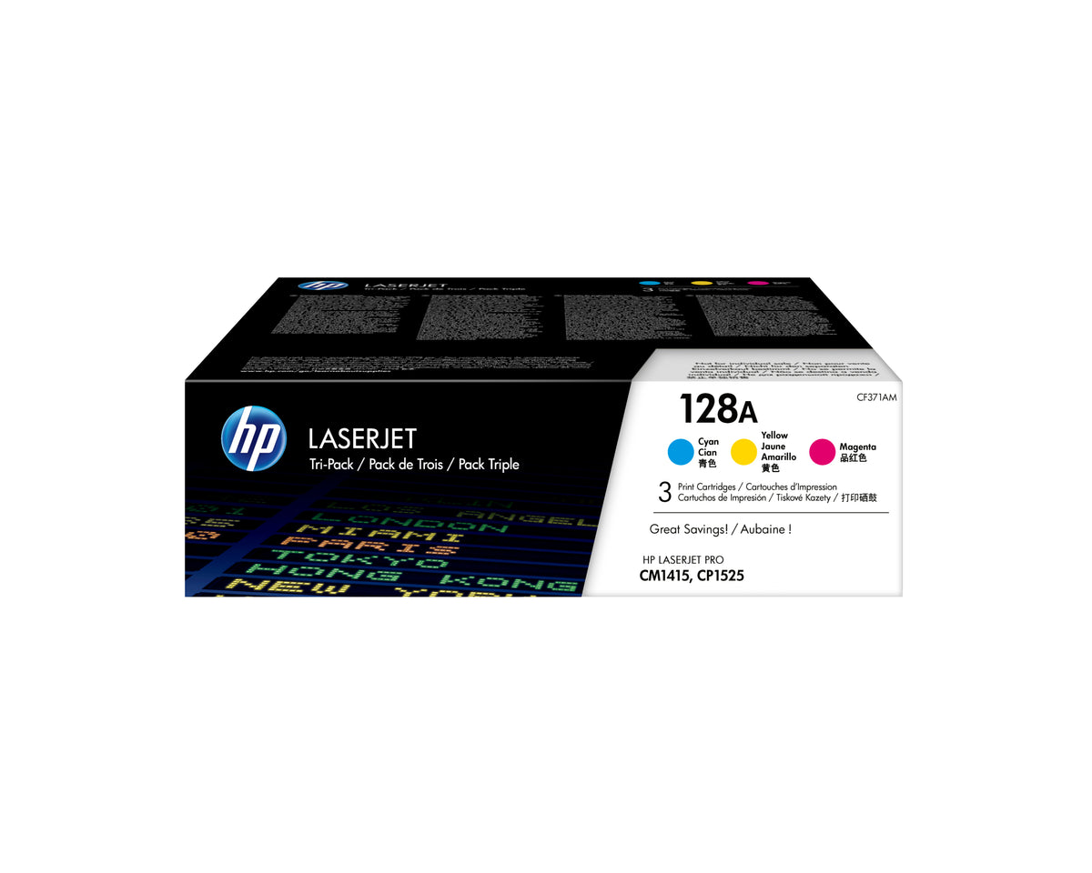 HP Toner 128A / CF371AM C,M,e Multipack