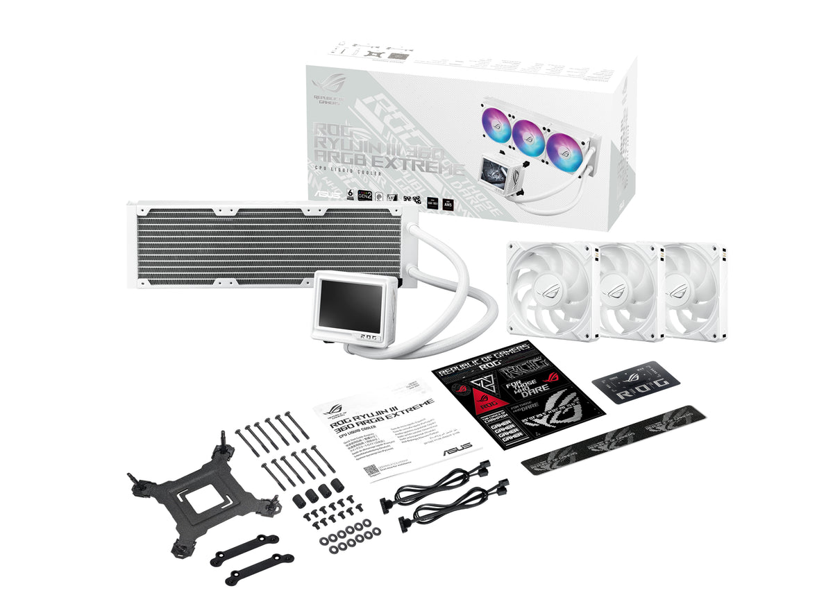 Refrigeração Líquida ASUS ROG Ryujin III 360 ARGB Extreme / 90RC0132-M0EAY0 branco XL - imagem 18
