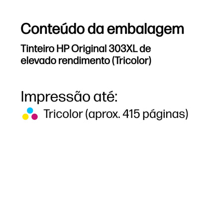 HP Ink 303XL / T6N03AE C,M,e XL - imagem 4