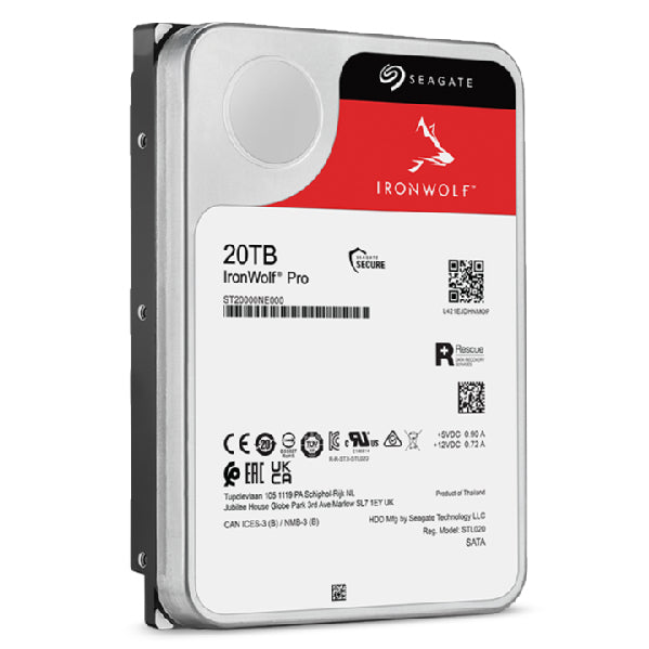 Disco rígido Seagate IronWolf Pro NAS ST20000NT001 20TB 3.5" SA - imagem 10