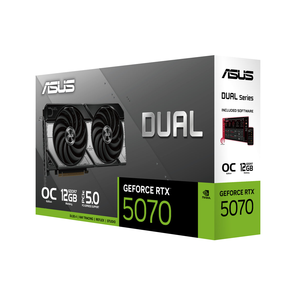 Placa gráfica ASUS VGA NVIDIA DUAL RTX 5070 O12G DDR7 - imagem 14