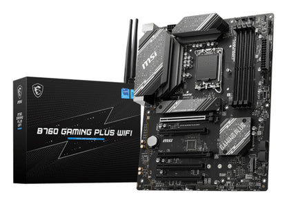 Placa-mãe MSI B760 de jogos Plus Wifi / 7D98-007R preto - imagem 4