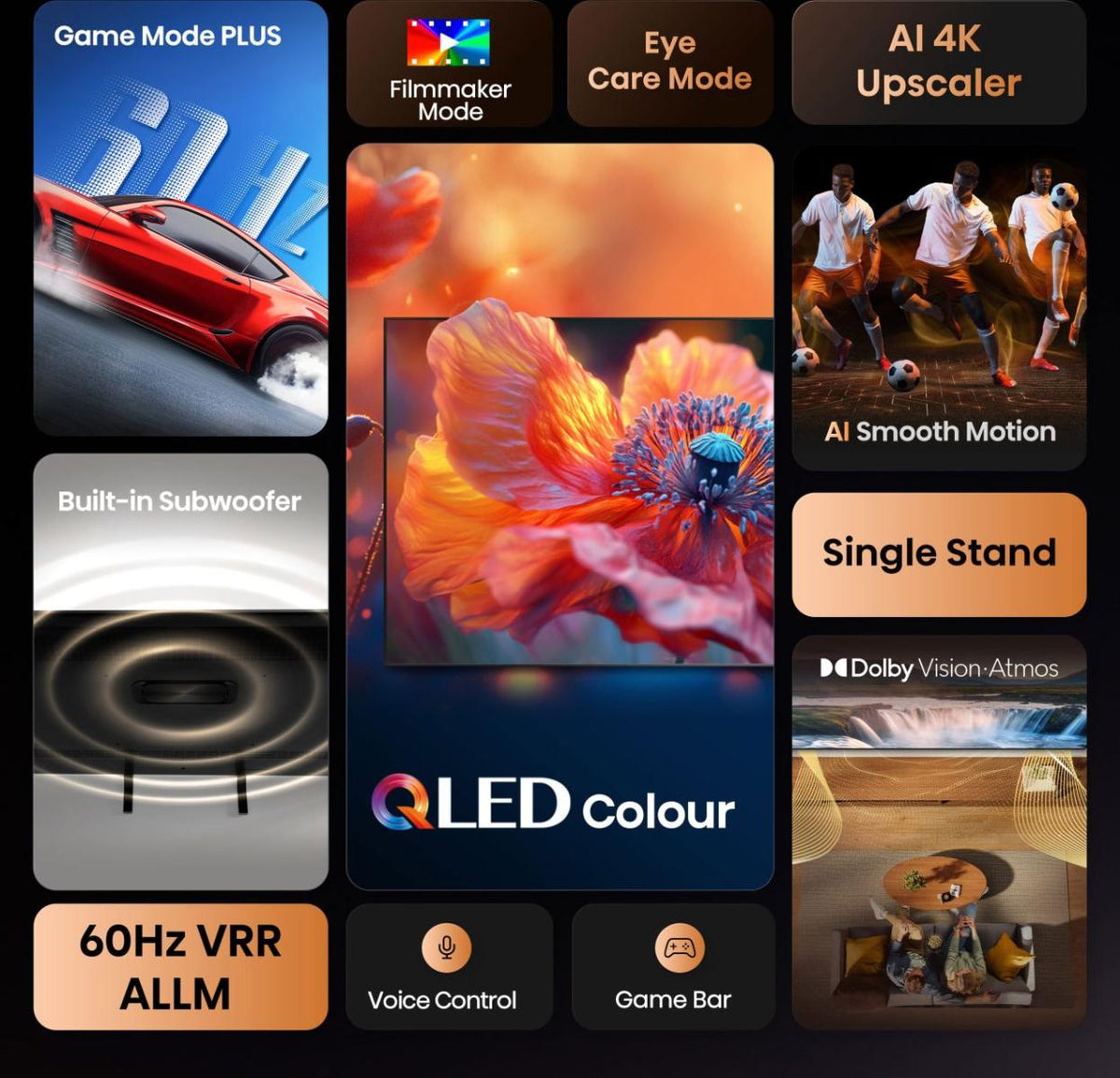 Televisão Hisense 75A7Q TV 75" UHD QLED SMART TV HDR10+ - imagem 5
