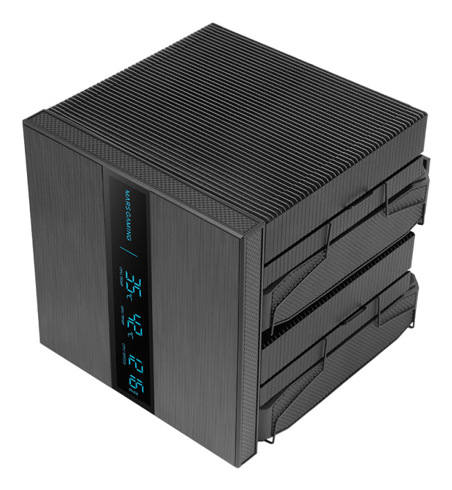 Ventilador com Disipador Mars Gaming MCPU-LCDPRO/ 12cm