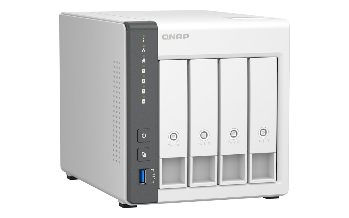 NAS Qnap TS-433-4G 4xHDD-Bay 1x2.5GbE+1xGbE - imagem 4
