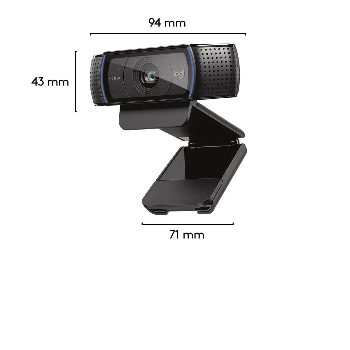 Webcam Logitech C920 Pro / 960-001055 preto - imagem 8