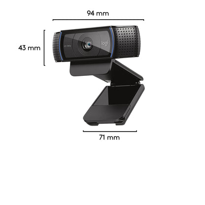 Webcam Logitech C920 Pro / 960-001055 preto - imagem 8
