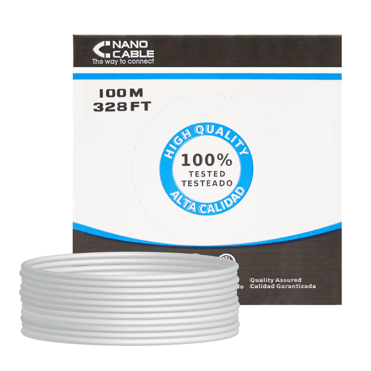 Cabo de Rede Nanocable Bobina Cabo RJ45 CAT6 FTP 100M Cobre - imagem 12