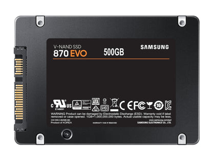Disco SSD Samsung 2.5" Samsung 870 Evo / MZ-77E500B/EU preto - imagem 5