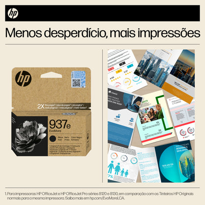 HP Ink 937E / 4S6W9NE preto XL - imagem 4