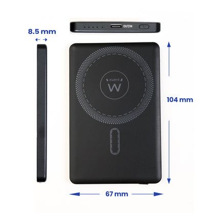 Powerbank Ewent SLIM 5000mAh MagSafe PD 20W - imagem 5