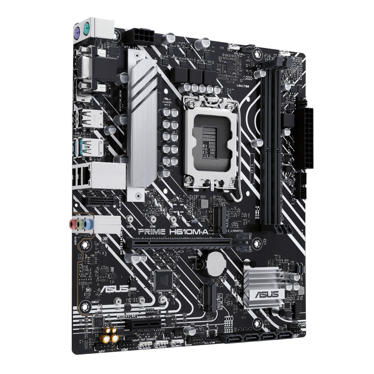 ASUS Placa Base PRIME H610M-A CSM DDR5 mATX 1700 - imagem 6