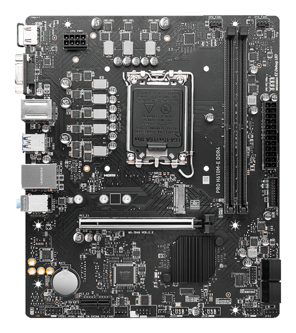 MSI Placa Base PRO H610M-E DDR4 mATX 1700 - imagem 6