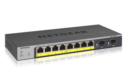 Switch de Rede Netgear GS110TP / GS110TP-300EUS cinzento