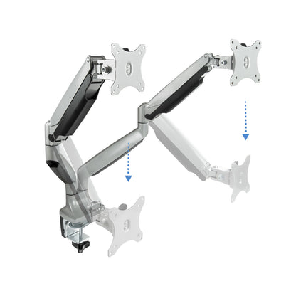 Suporte de Monitor Tooq DB3132TNR-S Mesa incl/gir 2brz 13-32" - imagem 8