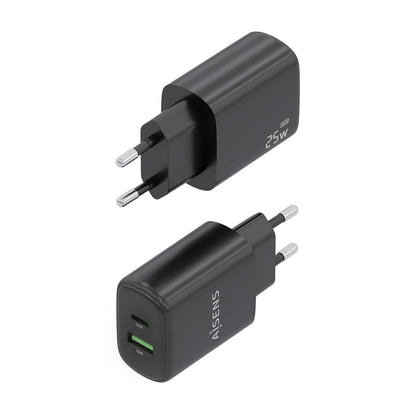Carregador Aisens GaN 25W USB-C PD 3.0 USB-A QC3.0 - imagem 5