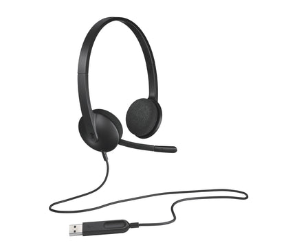 Auscultadores Logitech Auricular+Micro H340 USB - imagem 7