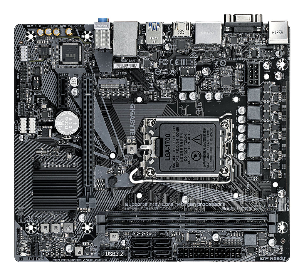 Gigabyte Placa Base H610M S2H V3 DDR4 mATX 1700 - imagem 8