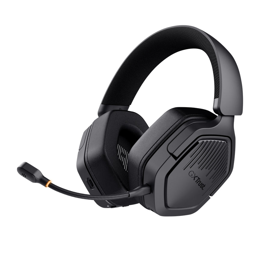 Auscultadores Gaming sem fios com microfone Trust Gaming GXT 493PS Carus PS5/ Jack 3.5/ Bluetooth/ preto