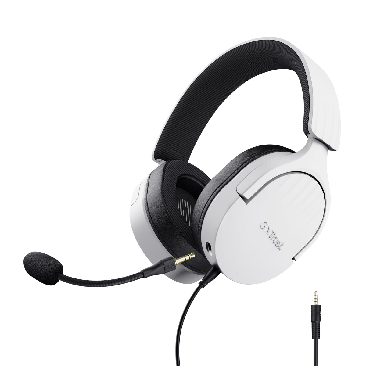 Auscultadores Gaming com microfone Trust Gaming GXT 489 Fayzo/ Jack 3.5/ branco
