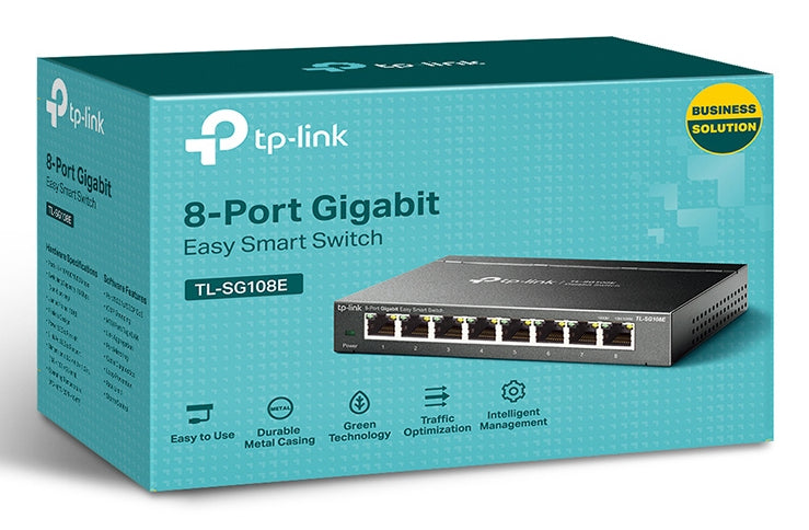 Switch de Rede TP-LINK TL-SG108E 8xGB - imagem 7