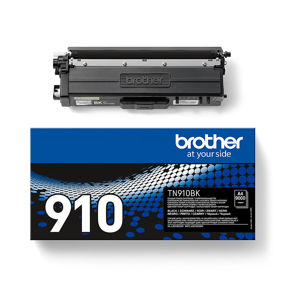 Brother Toner TN-910BK / TN910BK preto Standard - imagem 7