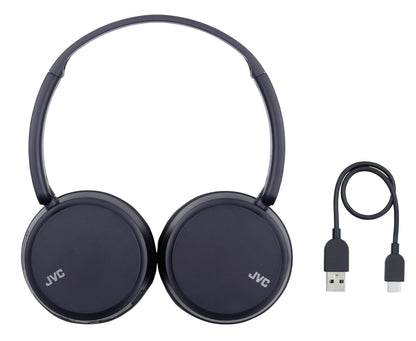 Auscultadores sem fios JVC HA-S36W/ com microfone/ Bluetooth/ azul