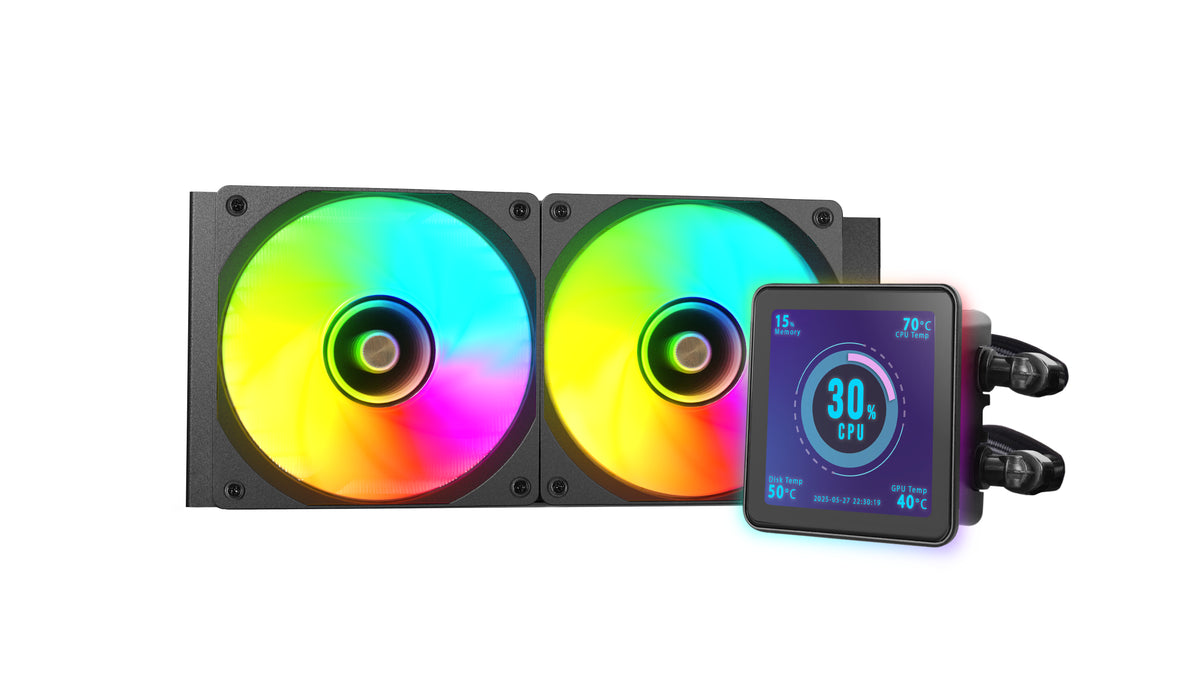 Mars Gaming ML-VISIONPRO240/ Sistema de Arrefecimento Líquido Preto