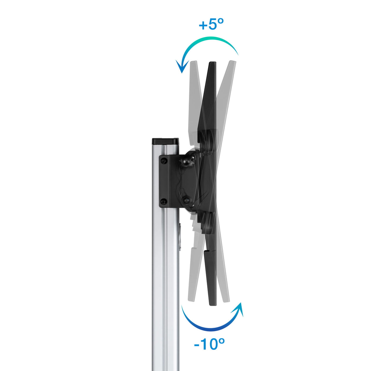 Tooq FS1886M-B Soporte suelo ruedas Hera 37"-86" - imagem 9