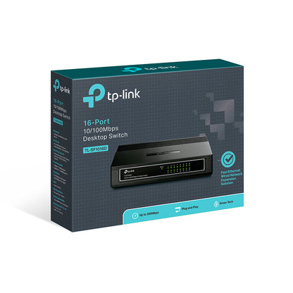 TP-Link TL-SF1016D Switch de 16 portas/ RJ-45 10/100