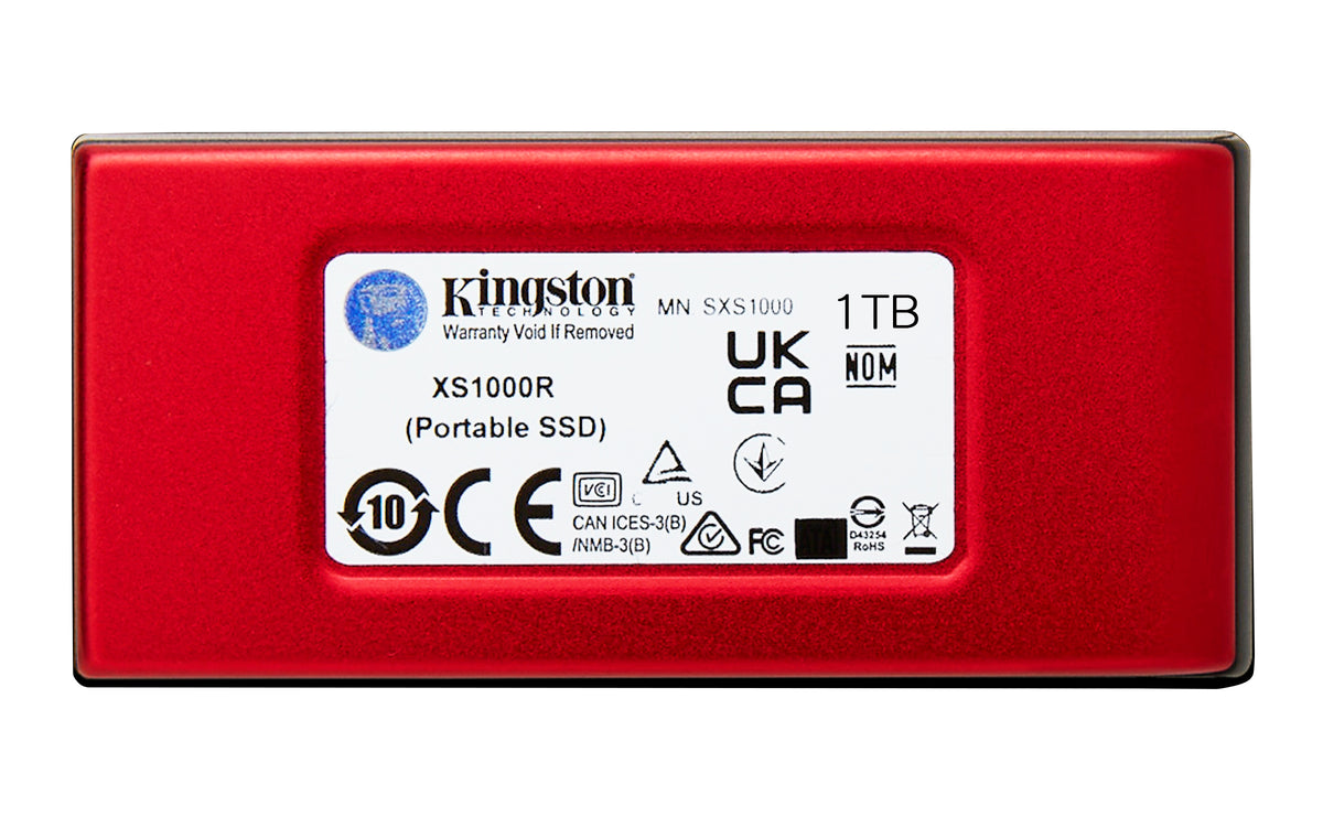 Disco SSD Kingston External XS1000 1TB / SXS1000R/1000G vermelho - imagem 2