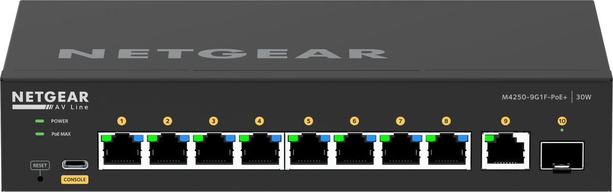 Switch Netgear GSM4210 / GSM4210PD-100EUS preto - imagem 7