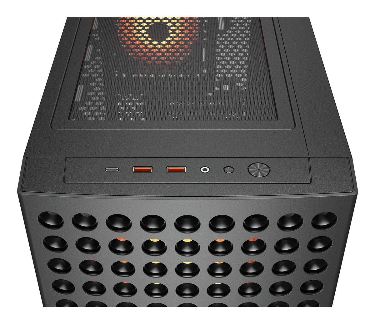 Caixa de Computador Cougar Caja Semitorre Airface Eco Rgb preto - imagem 10