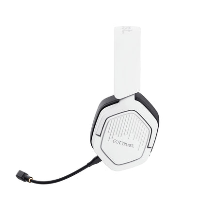 Auscultadores Gaming sem fios com microfone Trust Gaming GXT 493PS Carus PS5/ Jack 3.5/ Bluetooth/ branco