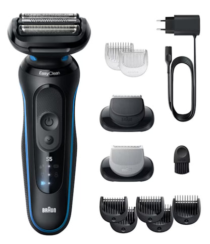 Máquina de Barbear Braun Série 5 52-B1650s / 645249 azul