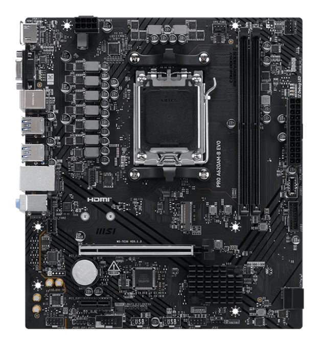 MSI Placa Base PRO A620AM-B EVO mATX AM5