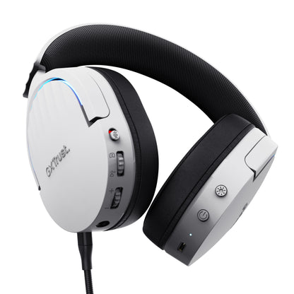 Auscultadores Gaming sem fios com microfone Trust Gaming GXT 491 Fayzo/ Bluetooth/ Jack 3.5/ branco