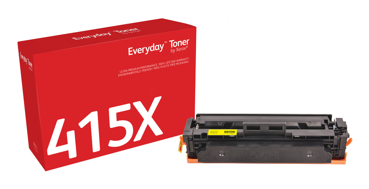Toner Xerox cartridge Everyday compatible com HP 415X (W2032X) - amarelo