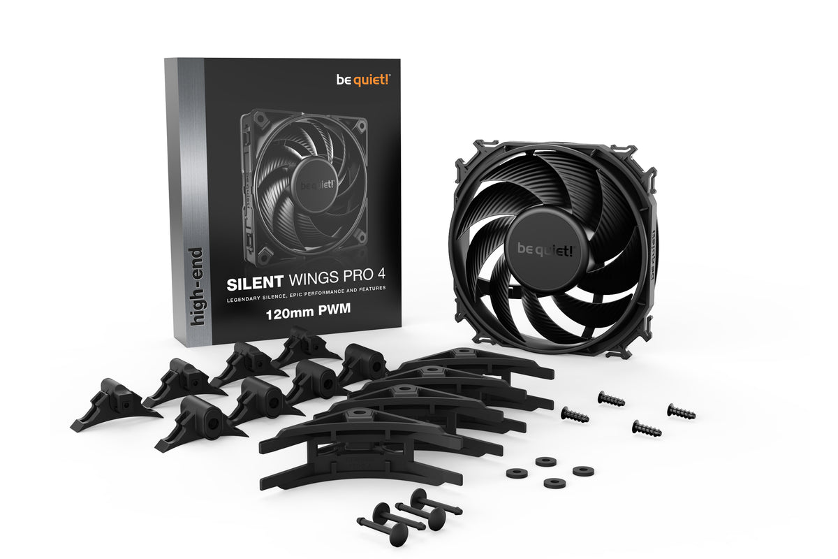 Ventoinha be quiet! Silent Wings Pro4 120mm Preto - imagem 7