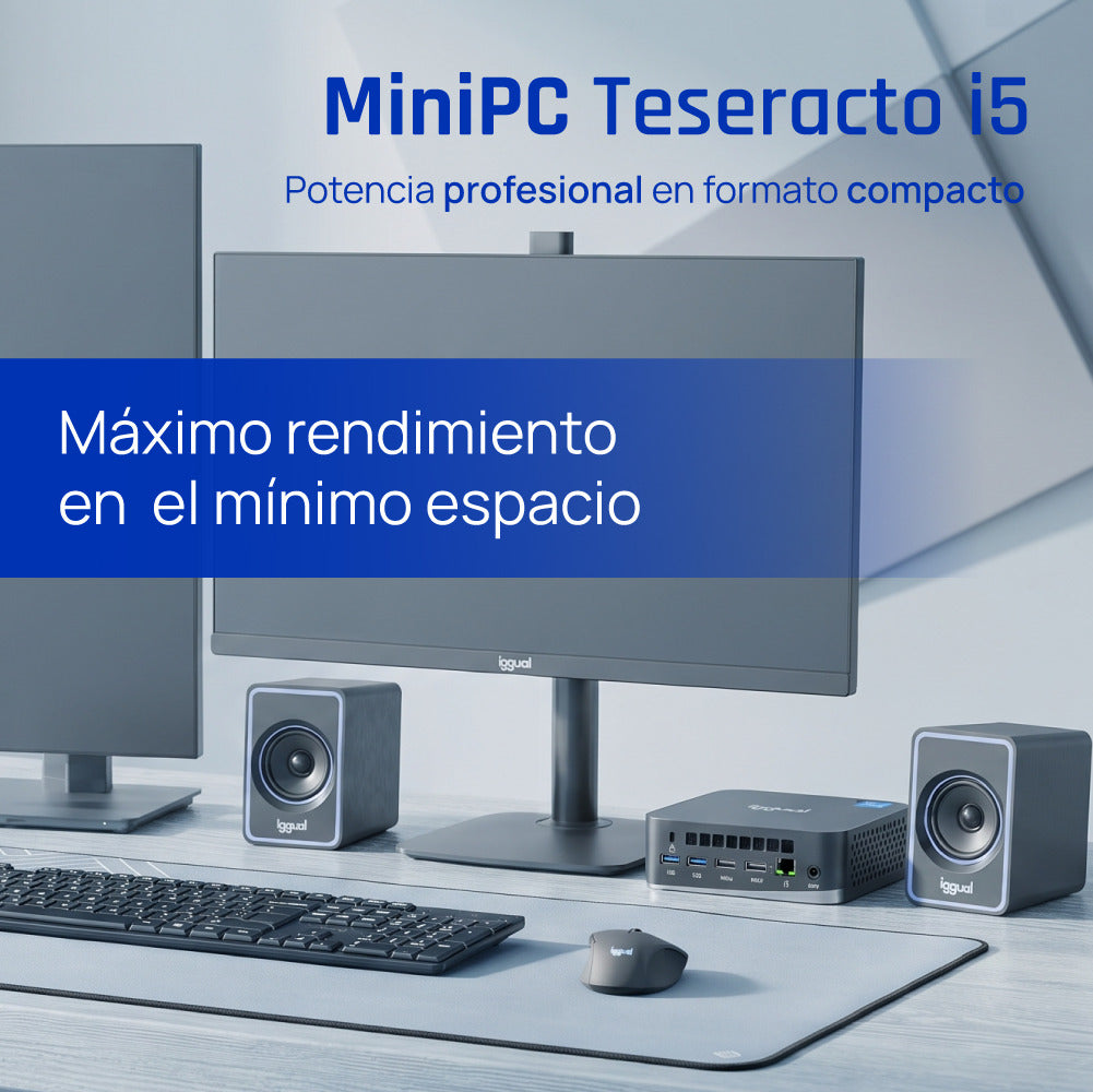 Computador iggual MiniPC Teseracto i5 1235U 16+512 2HDMI W11P - imagem 6